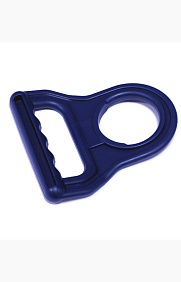 Ручка для бутылей пластиковая синяя (1*150)